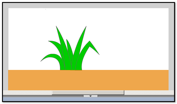 flash怎么绘制绿草